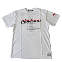 画像1: PLVSハーフカットロゴTシャツ